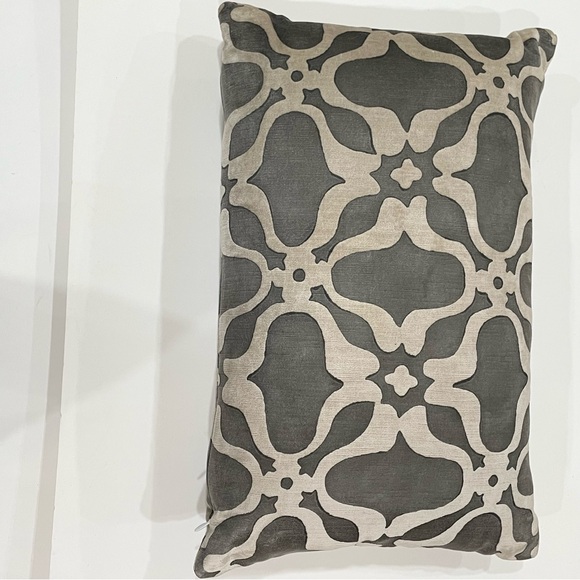 Room and Board Pillow by Galbraith & Paul Gray/Cream Accent Pillow - Picture 9 of 12